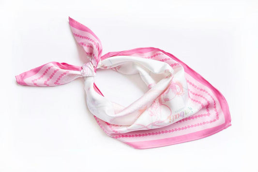 Pastel Texas Scarf 25x25" - Soft Colors Lone Star Print | Imbali Charleston