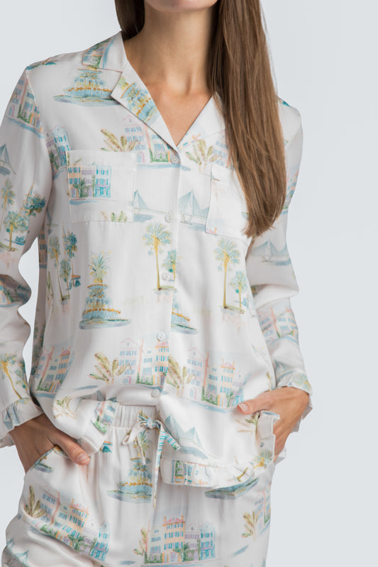 Charleston Watercolor Pajama Set
