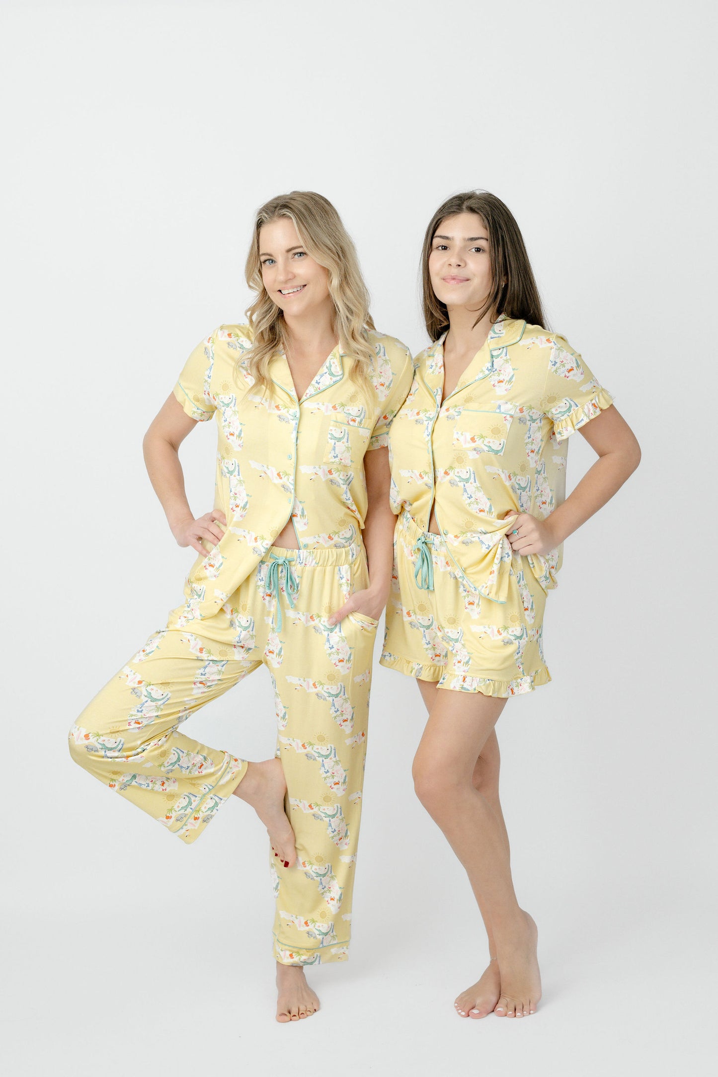 Florida Gold Modal Short PJ Set