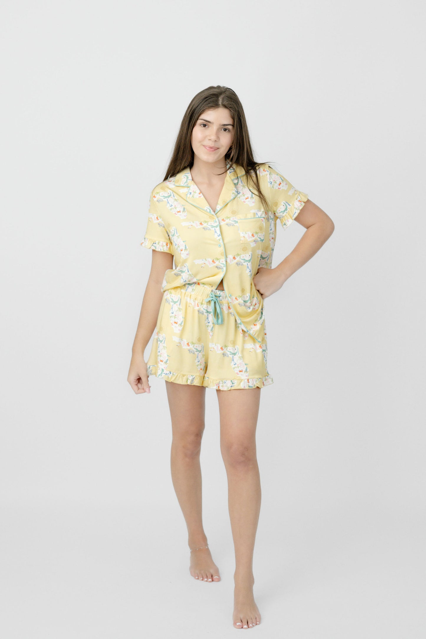 Florida Gold Modal Short PJ Set