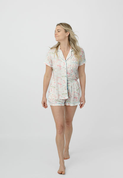 Pastel Texas Short Pajama Set - Modal Knit
