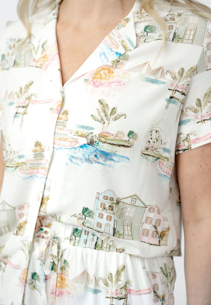 I Love Charleston Short Sleeve Short Set LV - Holy City PJs