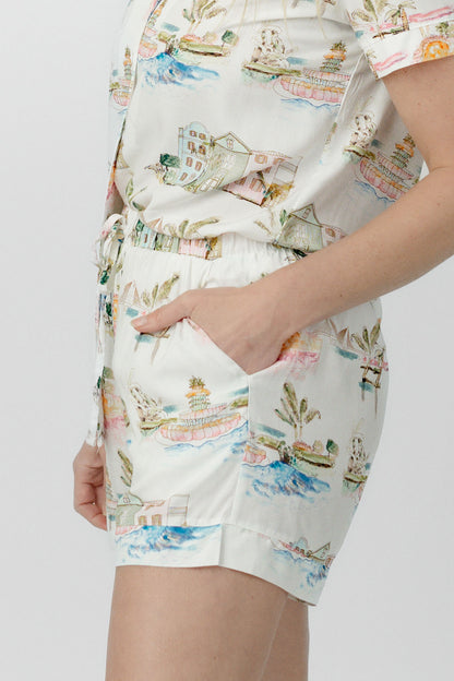 I Love Charleston Short Sleeve Short Set LV - Holy City PJs