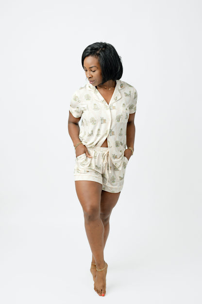 Charleston Charm Short PJ Set - Charleston Pajamas