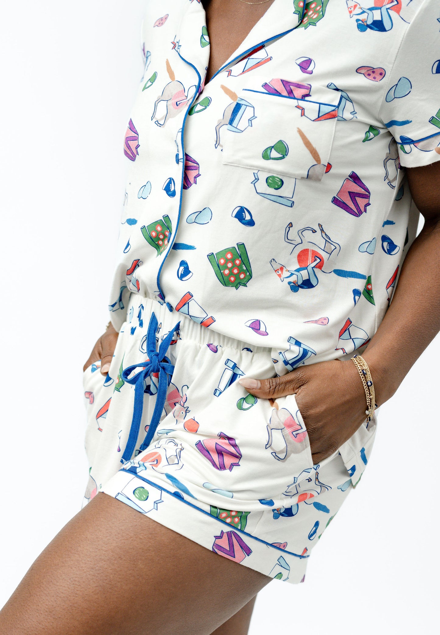 Jockey Silks Short Pajama Set - Modal Knit