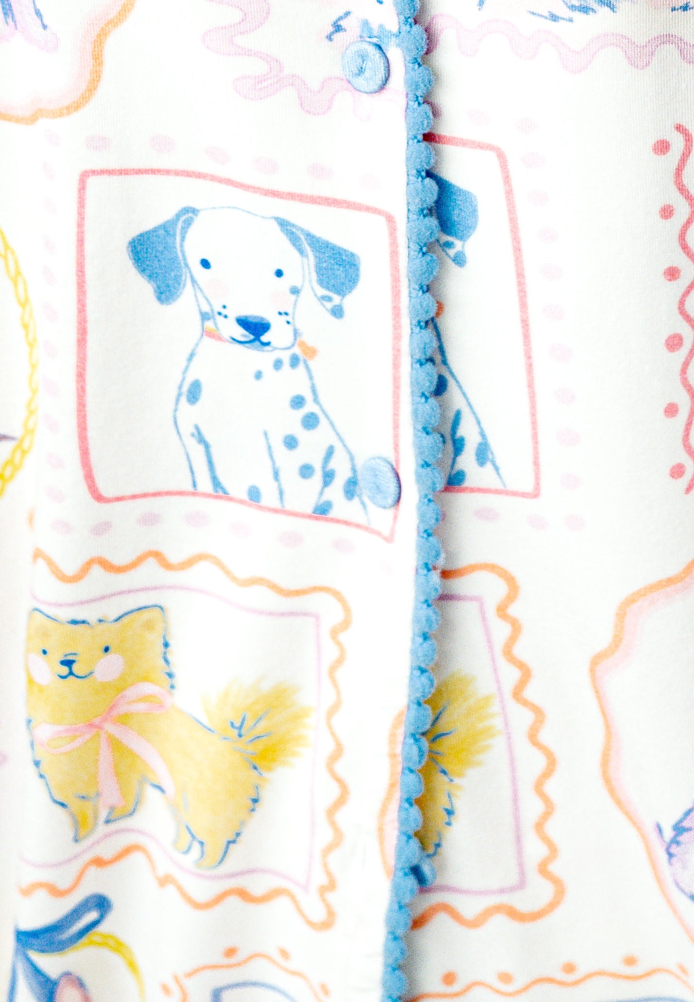 Puppy Portrait Short Pajama Set - Modal Knit