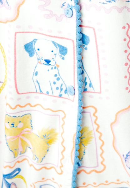 Puppy Portrait Short Pajama Set - Modal Knit