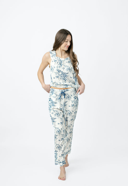 Dragonfly Dream Ruffle Crop PJ Set