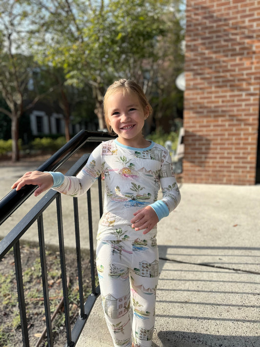 I Love CHS Knit Long PJ Set Youth