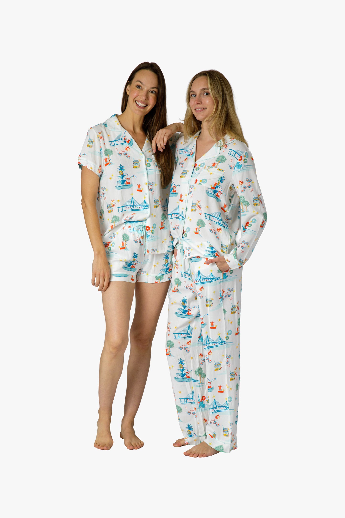 Charleston Festive Icons Pajama Set