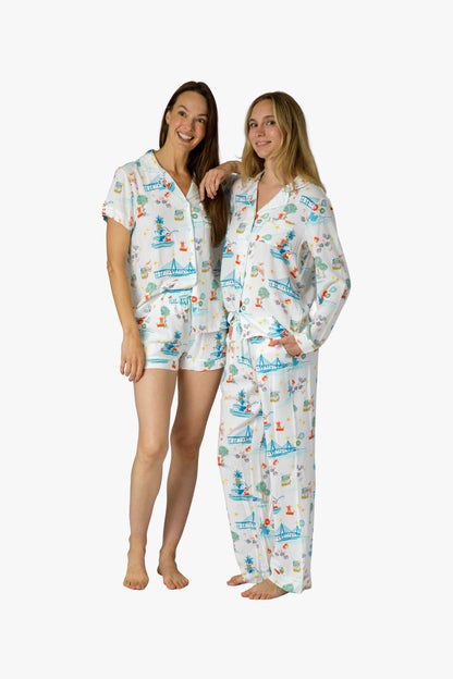 Charleston Festive Icons Pajama Set