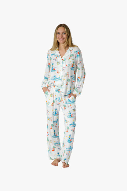 Charleston Festive Icons Pajama Set