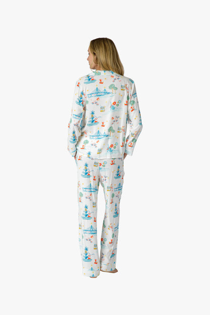 Charleston Festive Icons Pajama Set