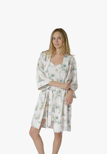Charleston Watercolor Robe