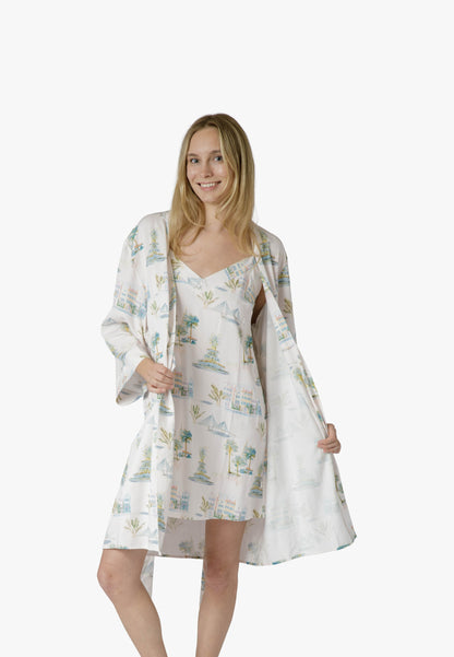 Charleston Watercolor Robe