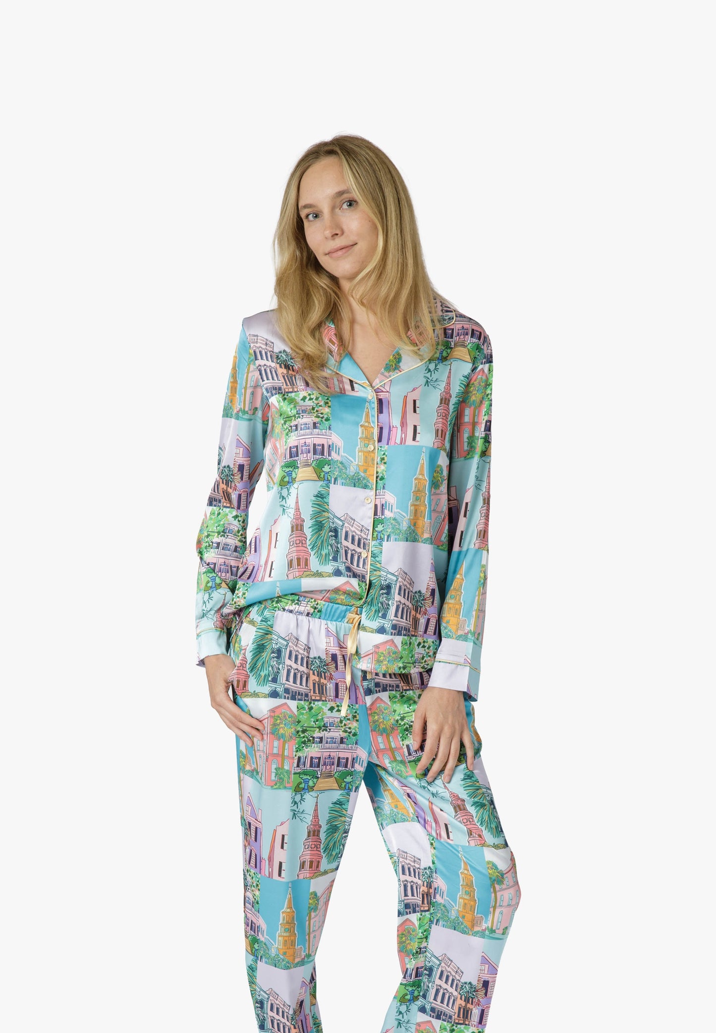 Charleston Pop PJ Set - Charleston Print