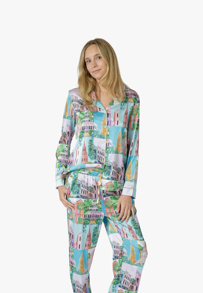 Charleston Pop PJ Set - Charleston Print