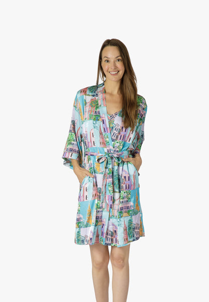 Charleston Pop Robe - Charleston Print