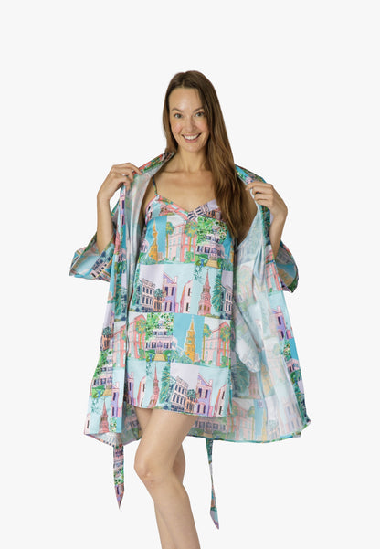 Charleston Pop Chemise - Charleston Print