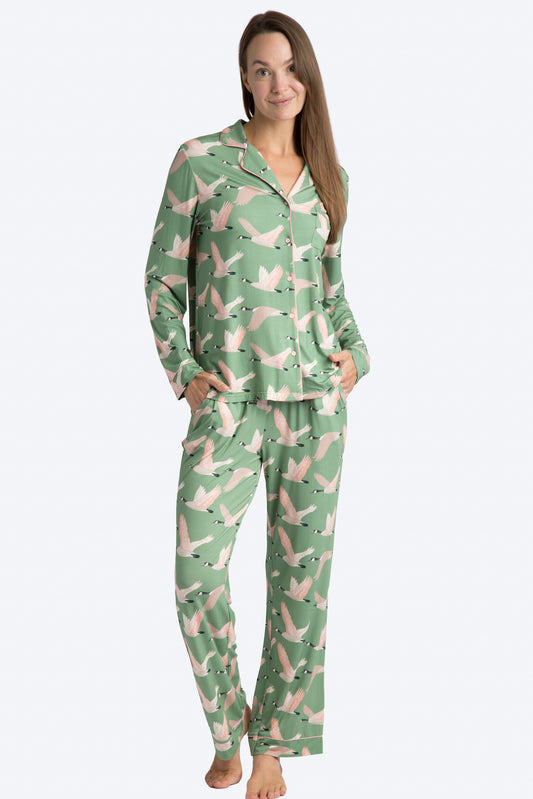 Canada Geese Full Pajama Set