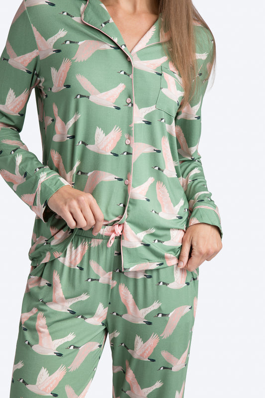 Canada Geese Full Pajama Set