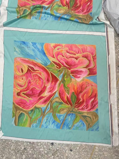 Wild Dunes Artist Scarf 25x25" | Coastal Isle of Palms Print