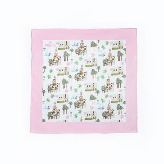 Delta Zeta Rollins Scarf - Sorority Scarf | Imbali Charleston