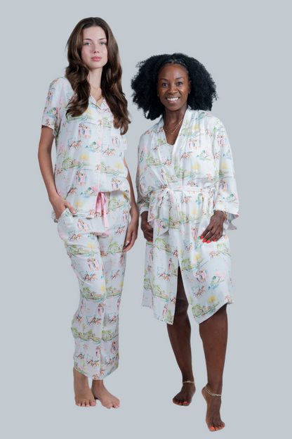Day at the Races crop pant set