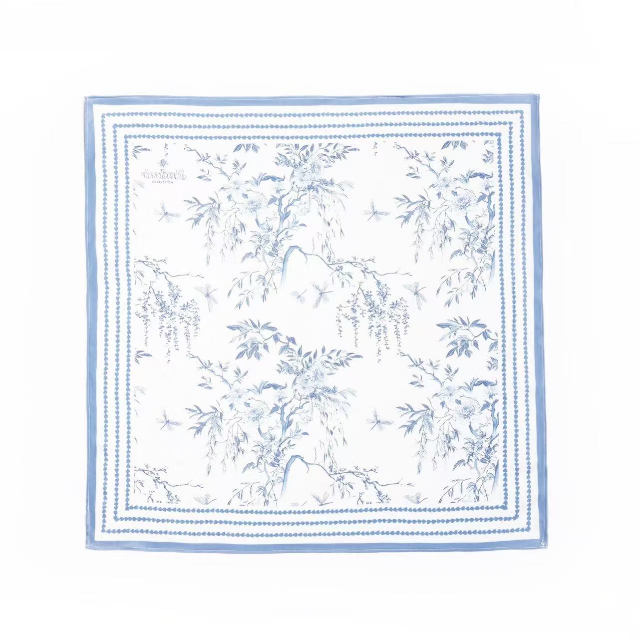 Dragonfly Dream Scarf 25x25" | Lowcountry Nature Print