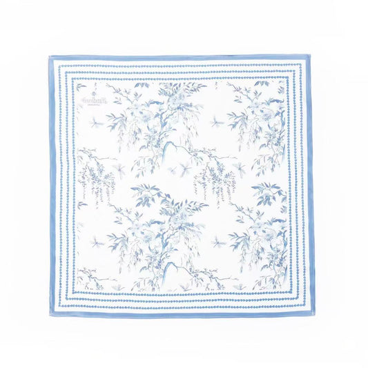 Dragonfly Dream Scarf 25x25" - Lowcountry Nature Print | Imbali Charleston