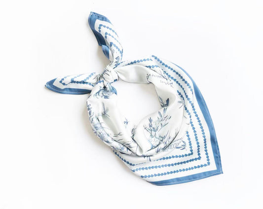 Dragonfly Dream Scarf 25x25" - Lowcountry Nature Print | Imbali Charleston