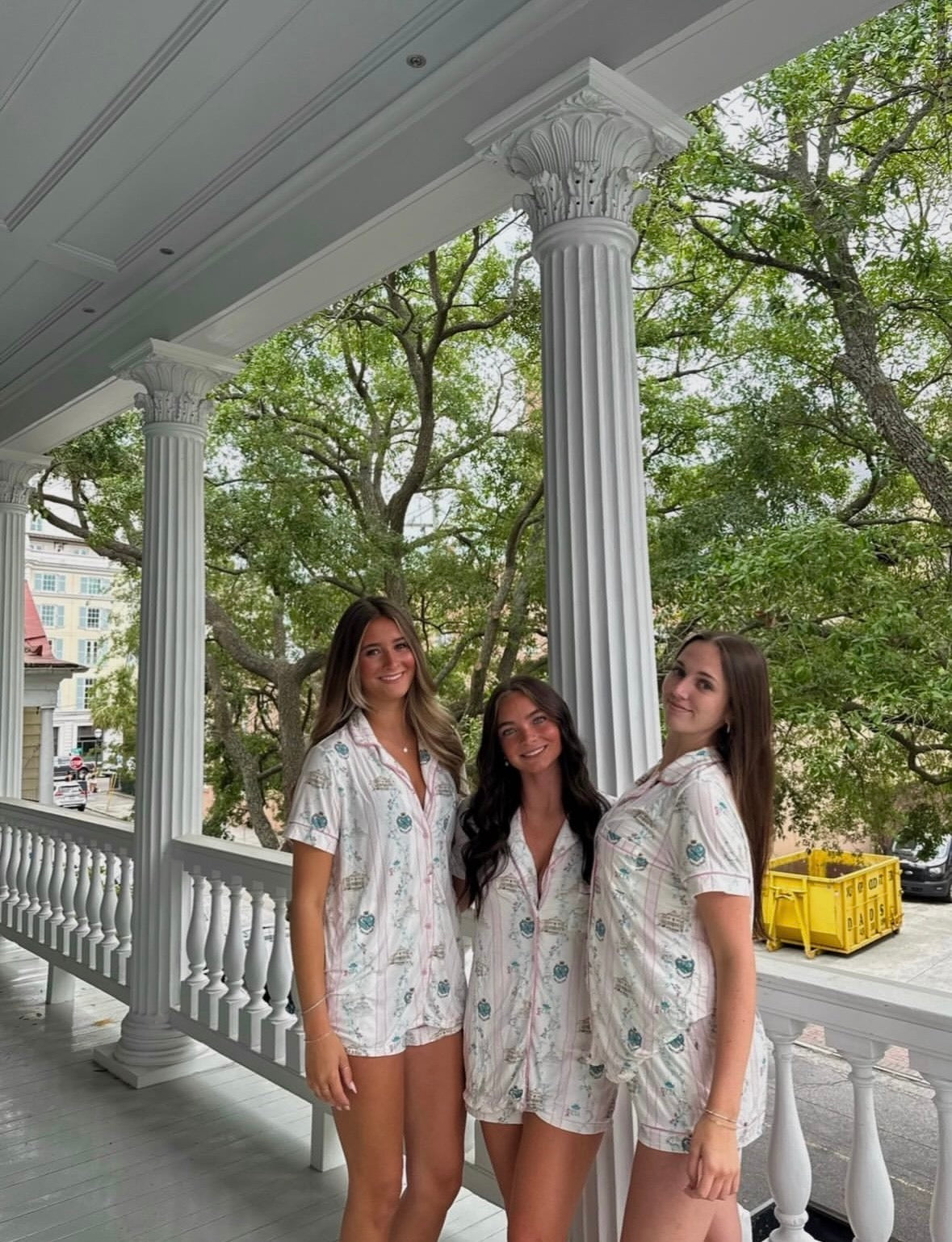 Zeta Tau Alpha College of Charleston Crop Pajama Set - CofC Sorority PJs