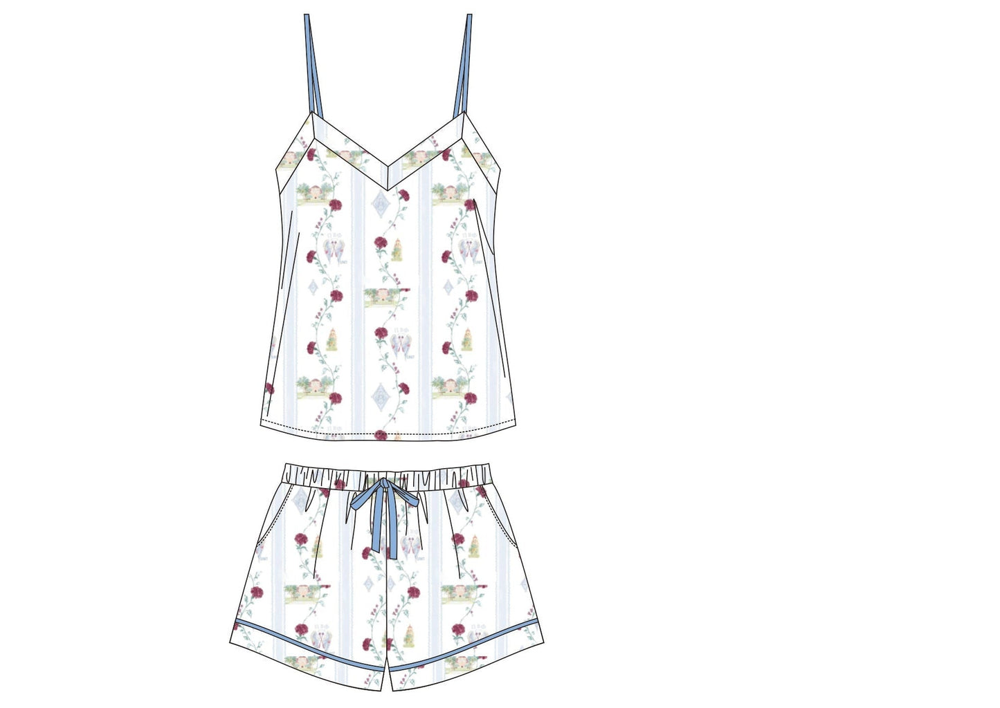 Pi Beta Phi Stanford University Pajama Set - Sorority PJs