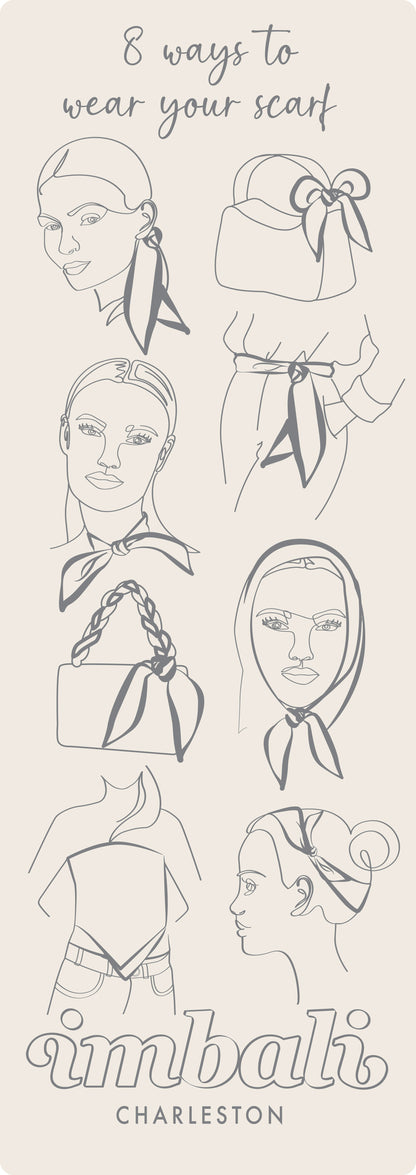 Love MS Scarf 25x25" - Love MS | Imbali Charleston