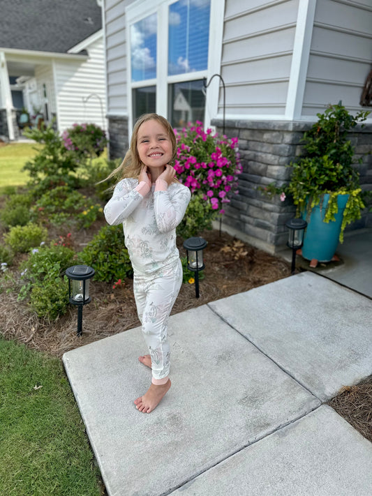 CHS Outline Multi Youth Pajama Set - Charleston Kids PJs | Imbali Charleston