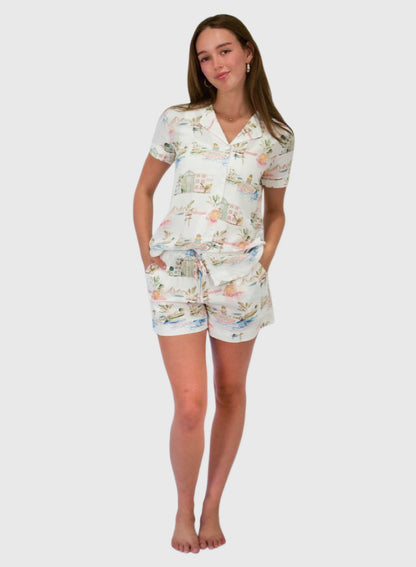 I Love Charleston Short Sleeve Short Set LV - Holy City PJs | Imbali Charleston