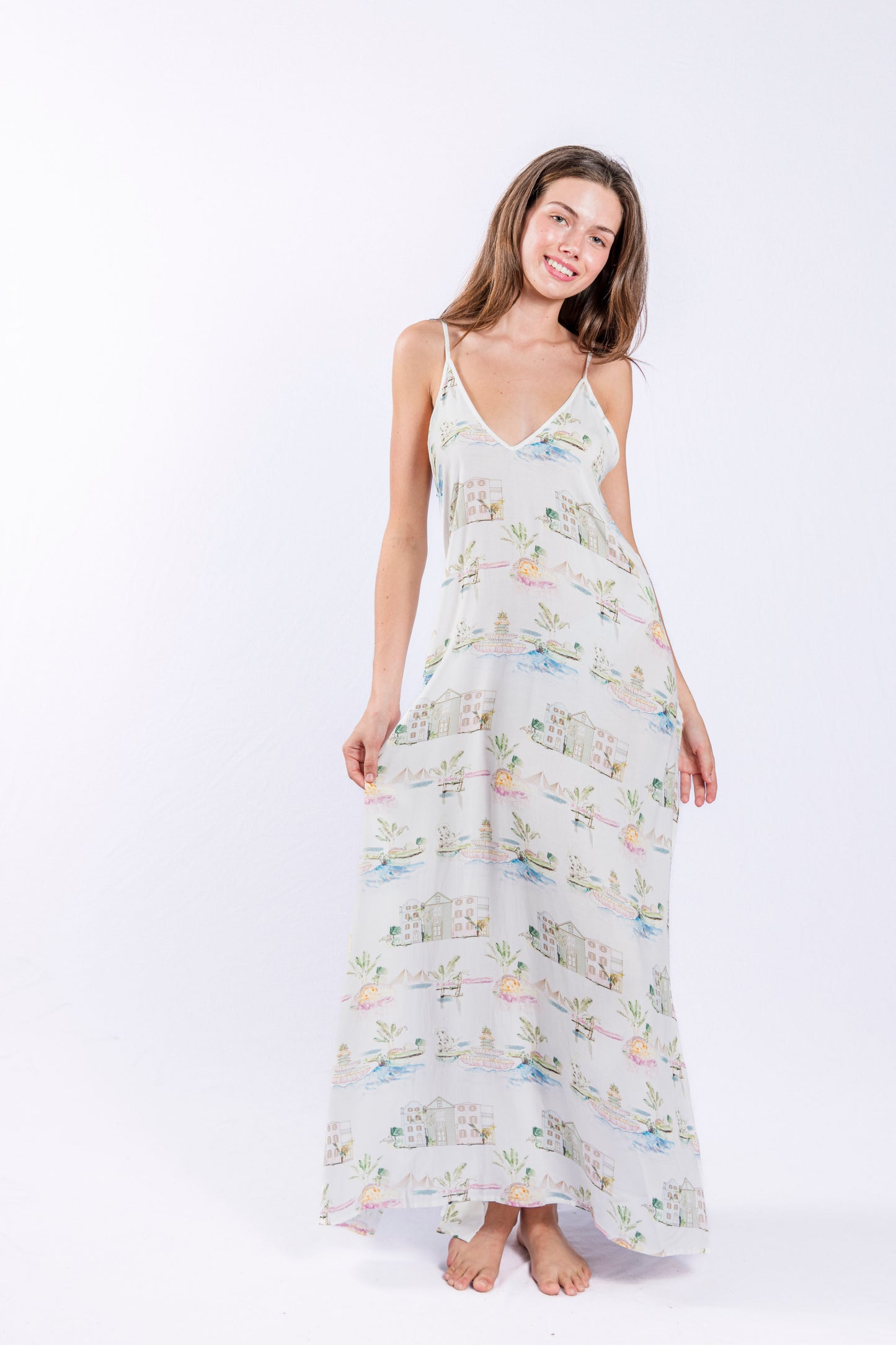 I Love Charleston Maxi Chemise