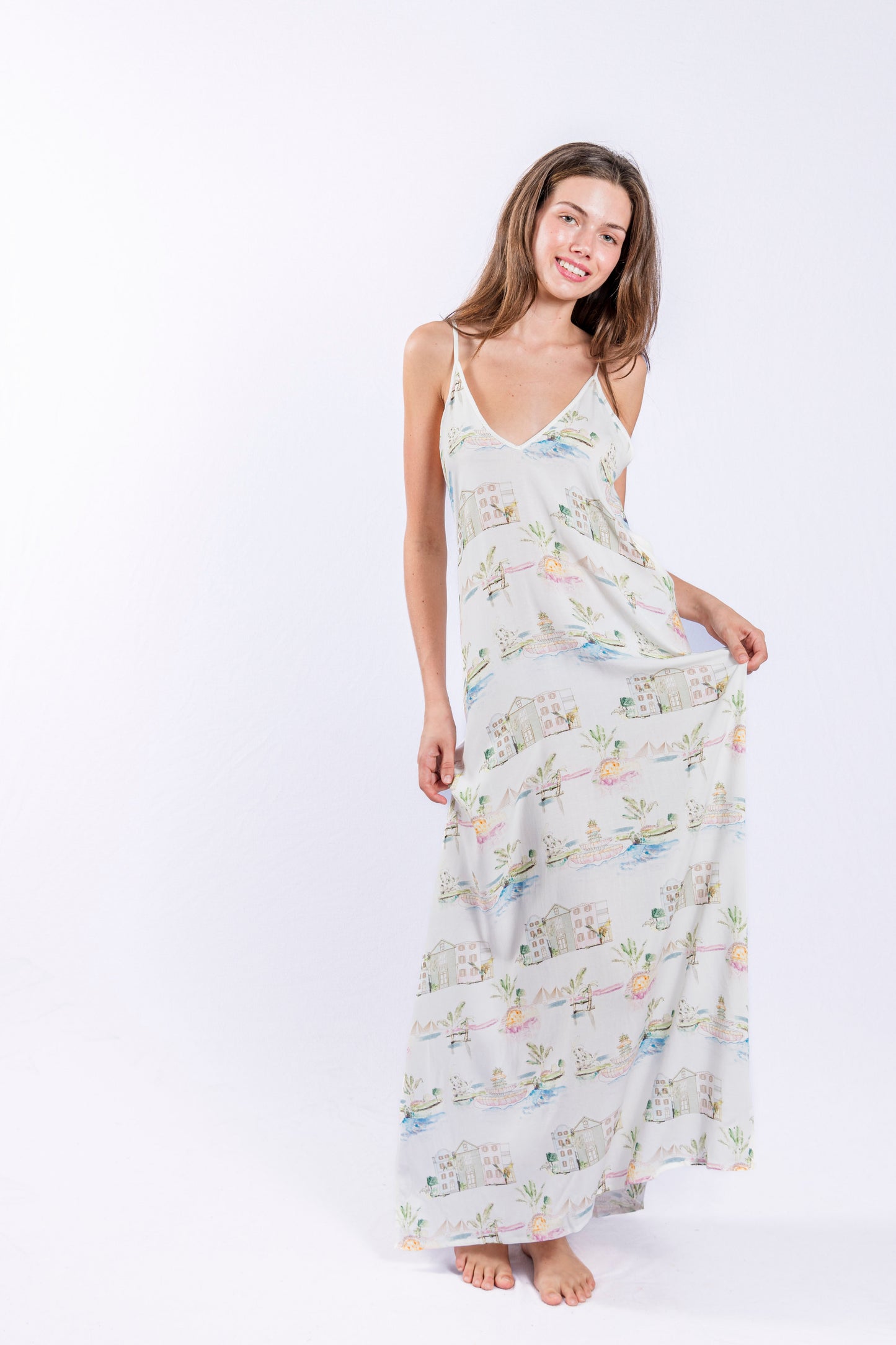 I Love Charleston Maxi Chemise