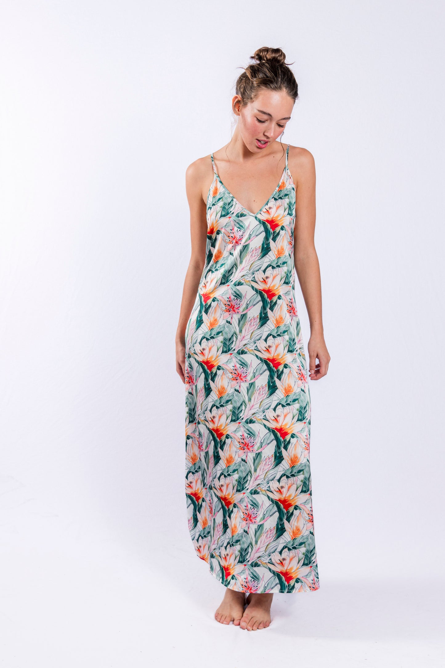 Strelitzia Bloom Maxi Chemise