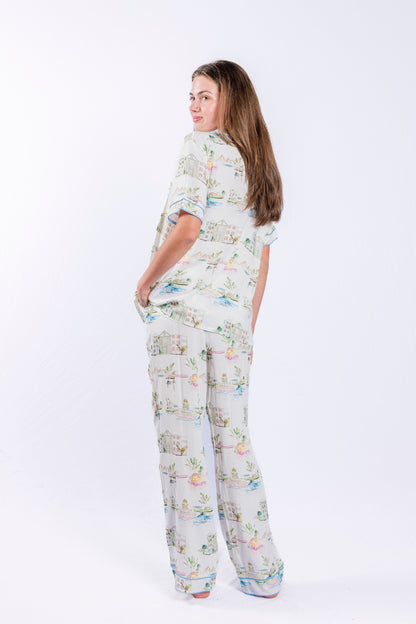 I Love Charleston Button Down Pant Set