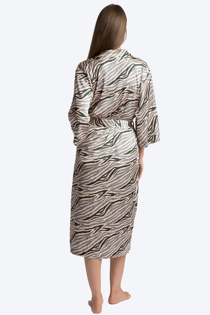Into The Wild Satin Robe