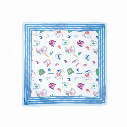 Jockey Silks Scarf 25x25" - Racing Inspired