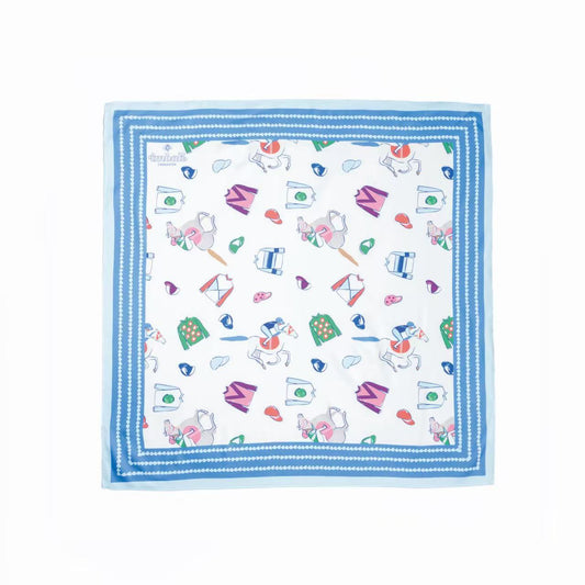 Jockey Silks Scarf 25x25" - Racing Inspired