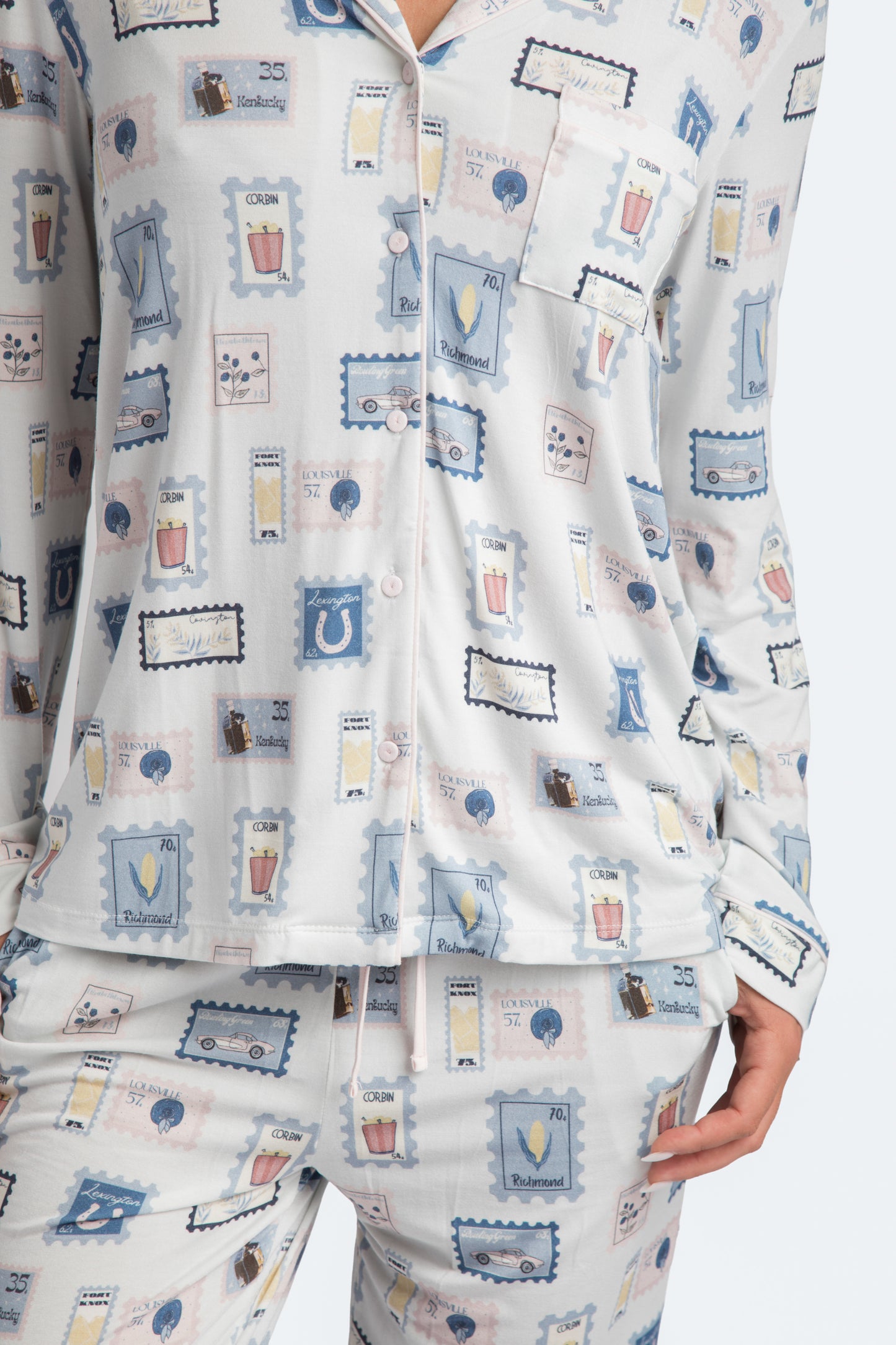 KY Stamps Full Pajama Set Collab with Jessie Reyna