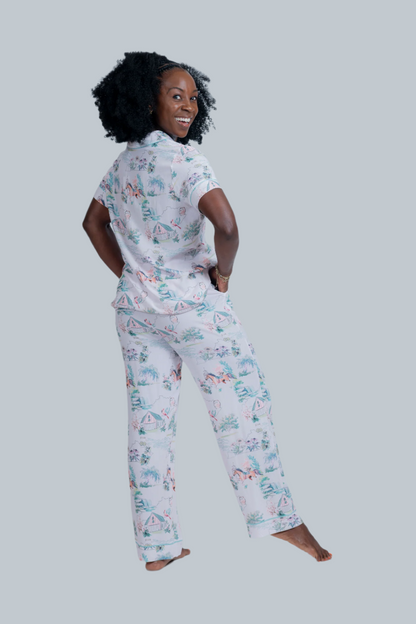 Kentucky Summer crop pant set