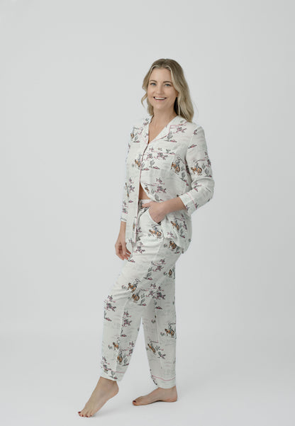 Lasso Lady Crop Sleeve Crop Pant Set - Western Pajamas