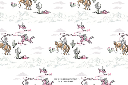 Lasso Lady Bow Short Set - Western Pajamas