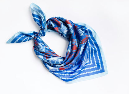 Love MS Scarf 25x25" | Ole Miss Print