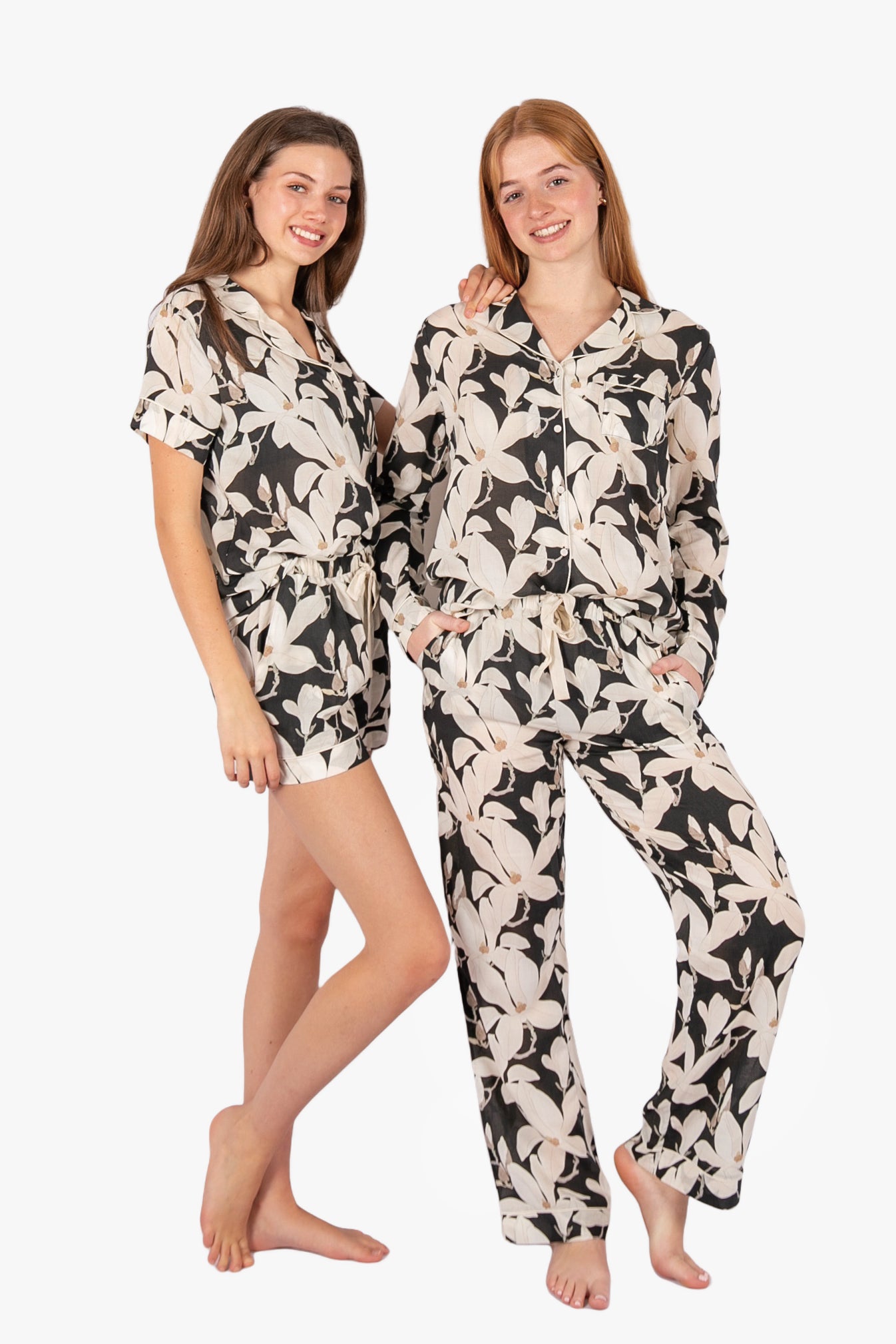 Midnight Magnolia Short Set