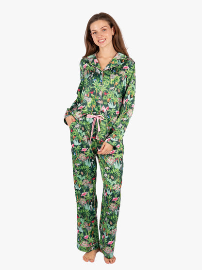 Mystic Marsh Button Down Pant PJ Set